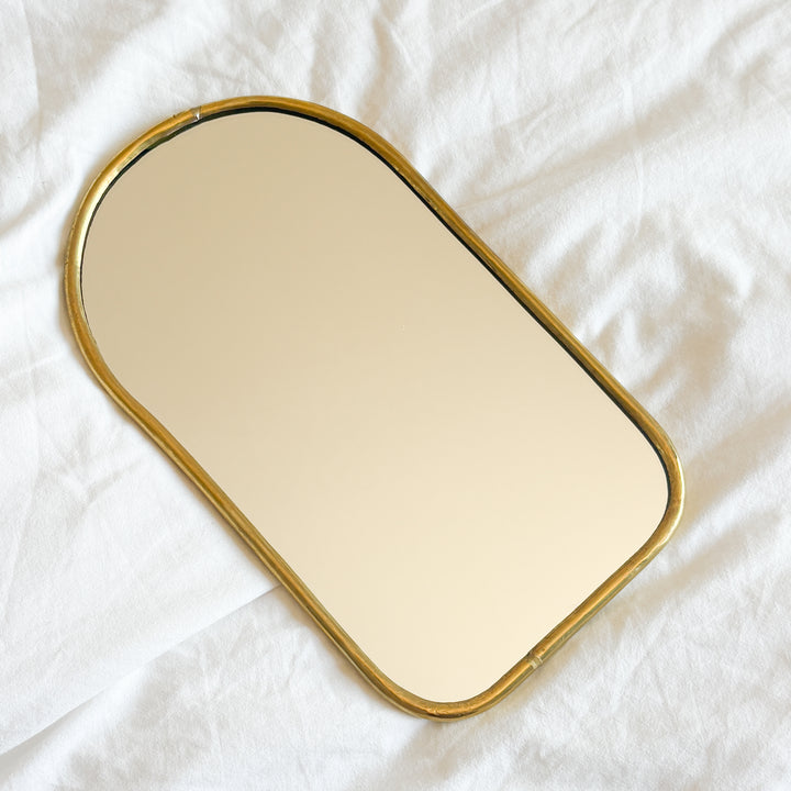 Miroir porte en laiton S