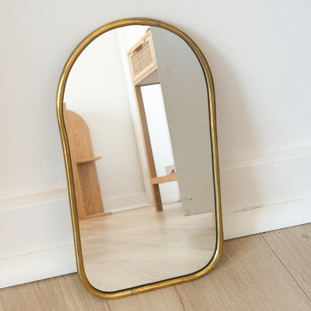 Miroir porte en laiton S