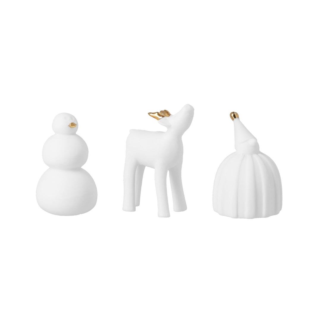 Lot de 3 personnages de Noël Rader