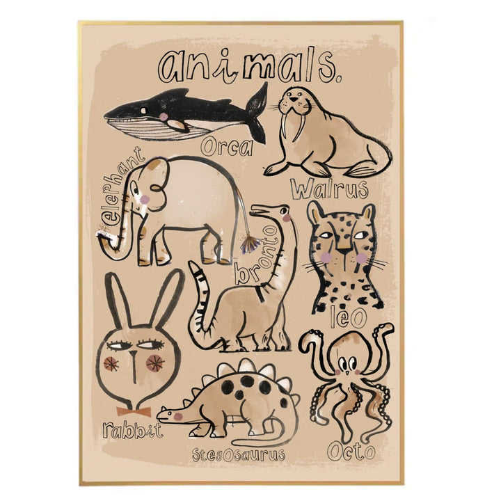 "Studio Loco" Animal Posters