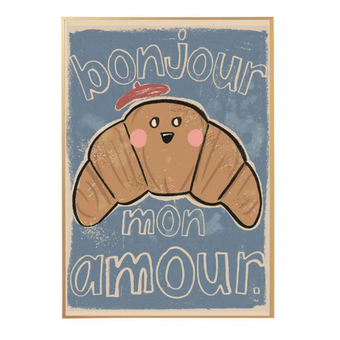 "Studio Loco" croissant poster