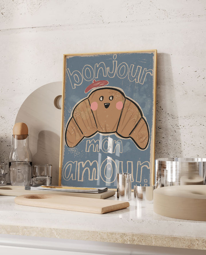 "Studio Loco" croissant poster