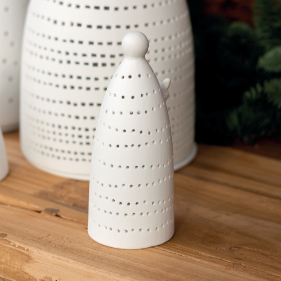 Ange lumineux Rader en porcelaine