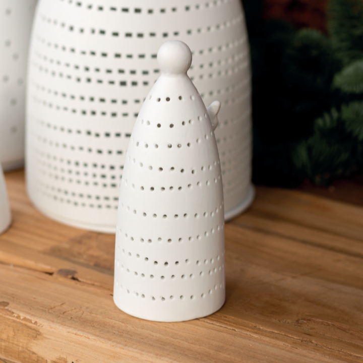 Ange lumineux Rader en porcelaine
