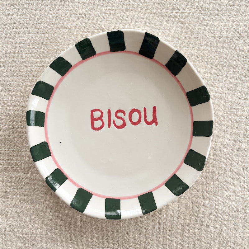 "Bisou" plate