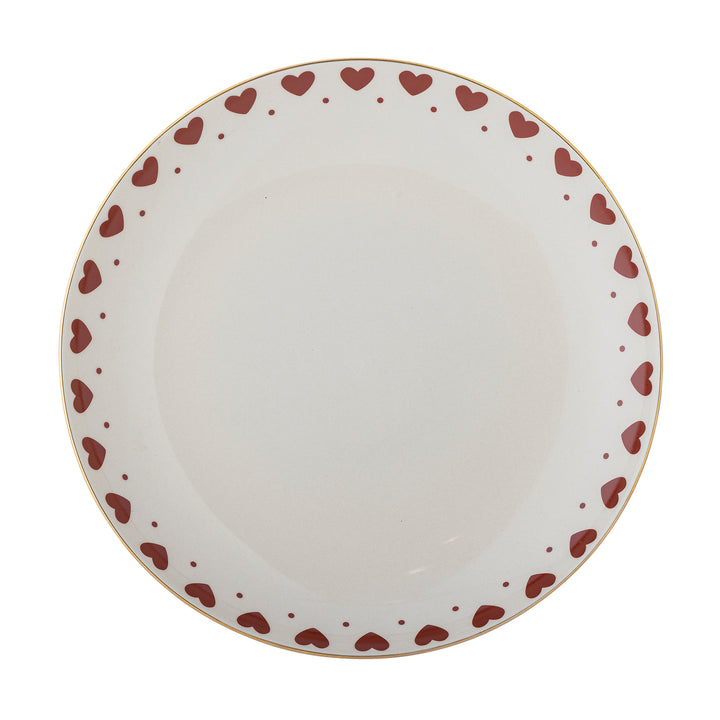 Assiette Jolly coeurs Bloomingville
