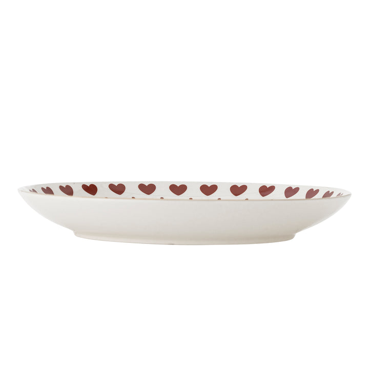 Assiette Jolly coeurs Bloomingville