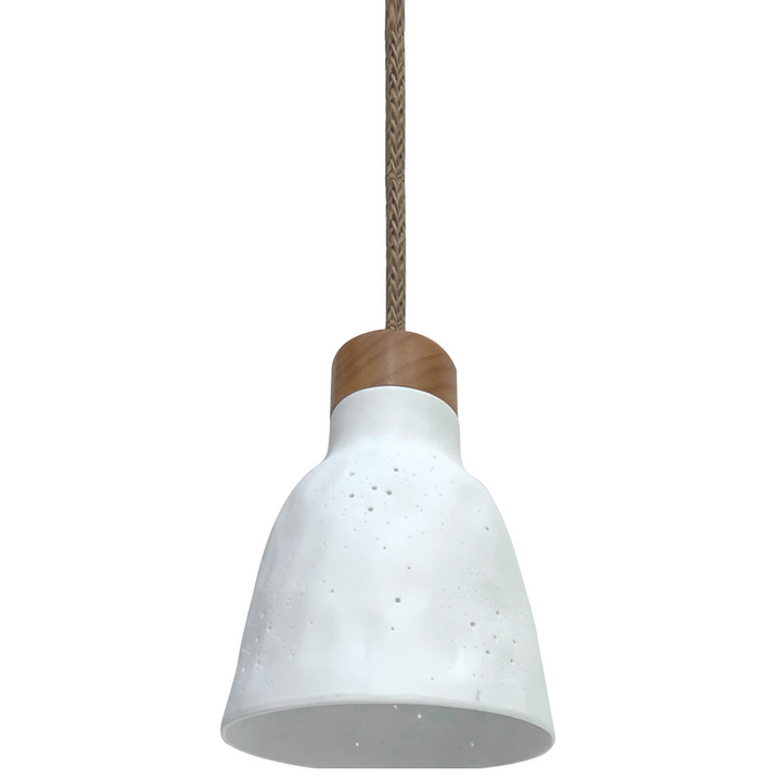 Lampe baladeuse en céramique à pois