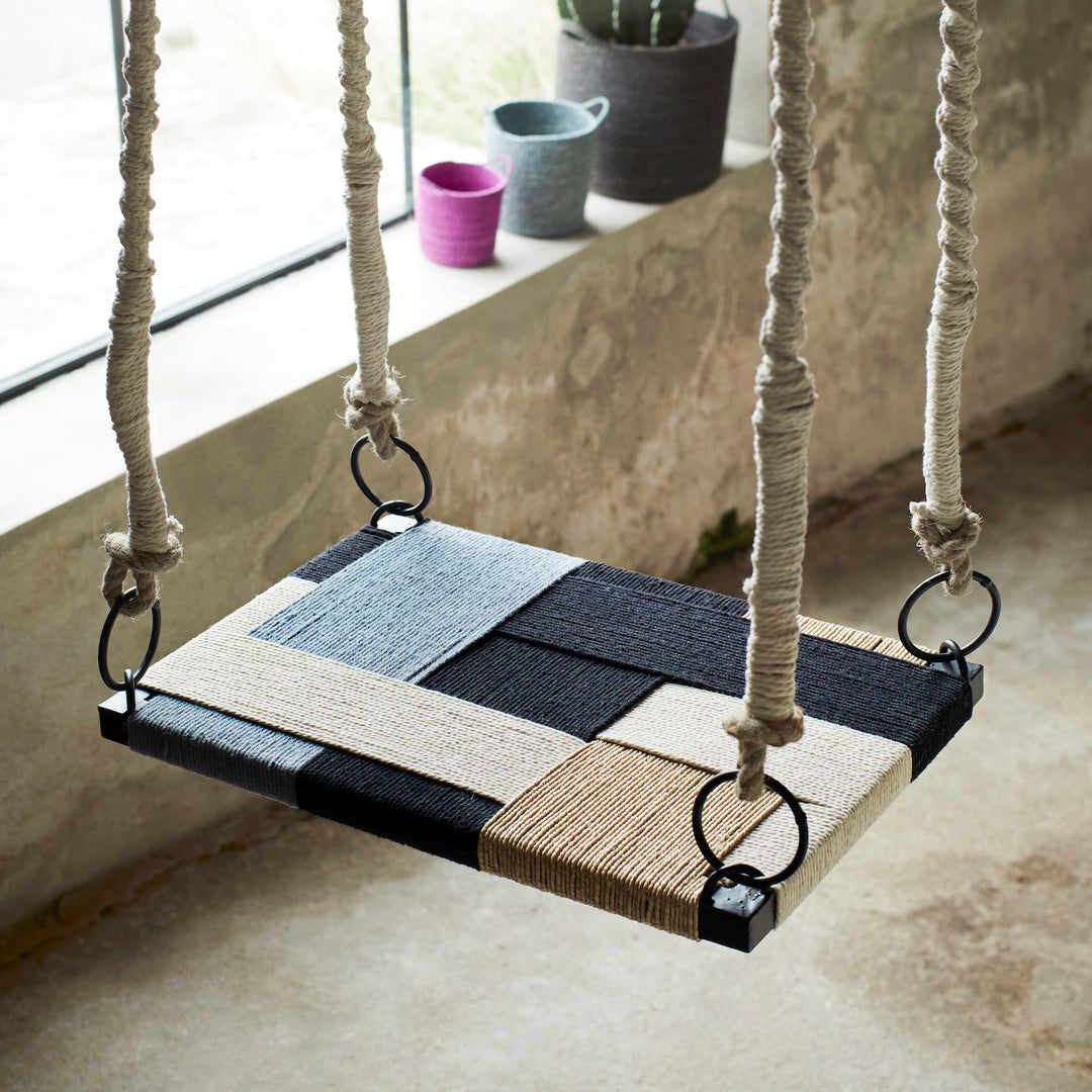 "Madam Stoltz" Braided Cotton Swing