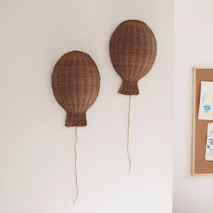 Balón de ratán marrón