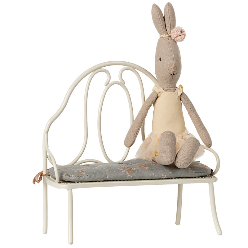 Banc vintage blanc "Maileg"