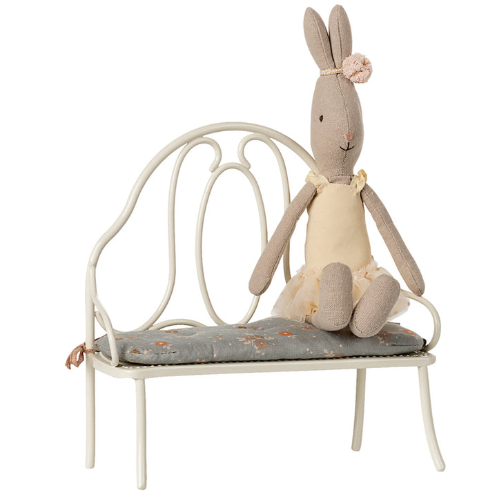 Banc vintage blanc "Maileg"