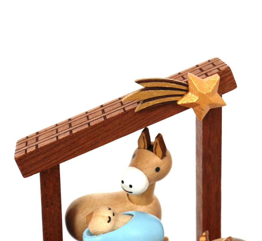 Little Nativity music box "Wooderful life"