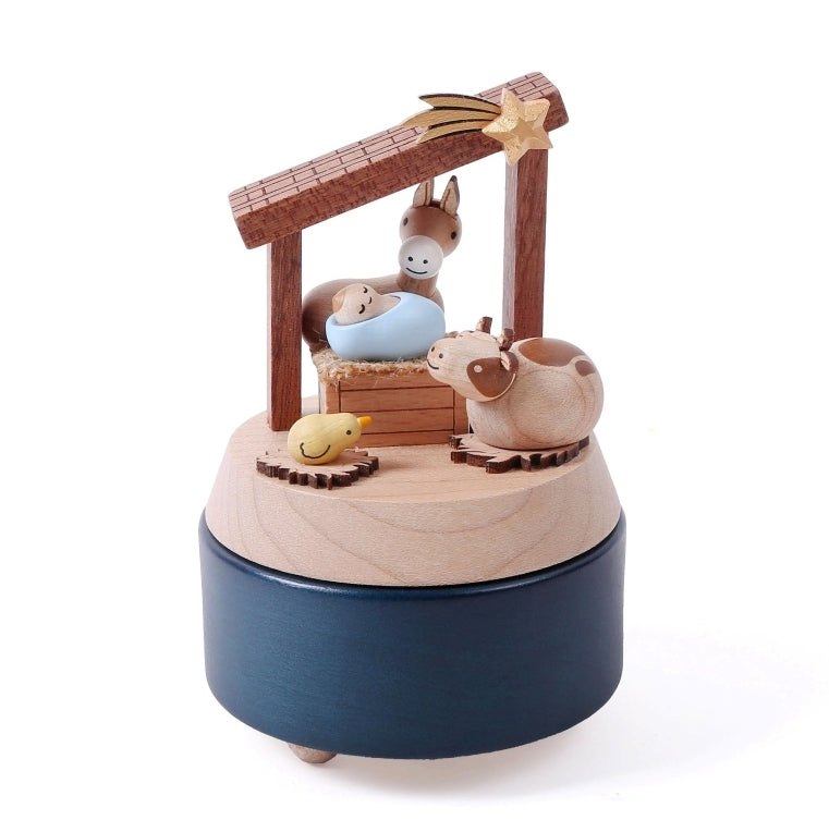 Little Nativity music box "Wooderful life"