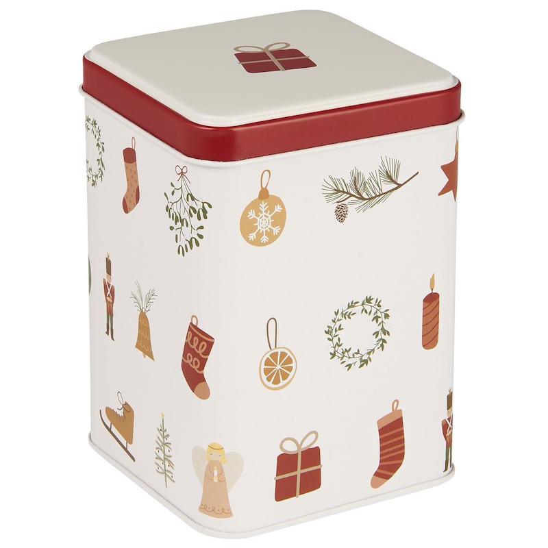 Boîte à gateaux le thème de Noël