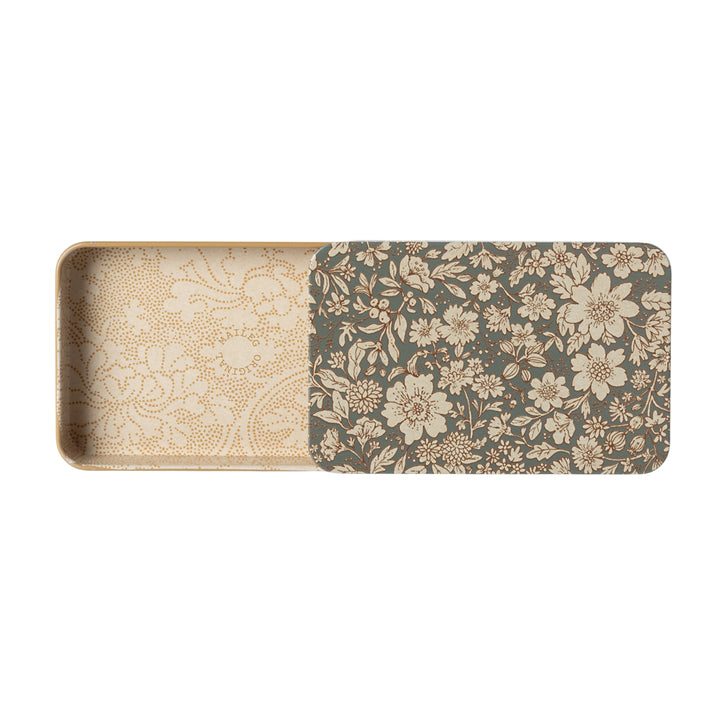 Petite boîte bleue à fleurs Maileg