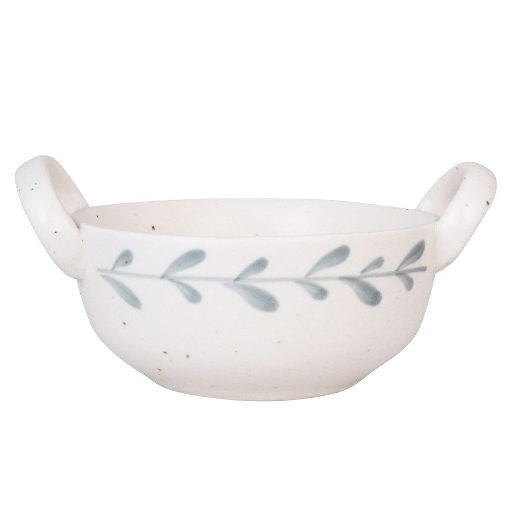 Bol avec motif de feuilles d'eucalyptus