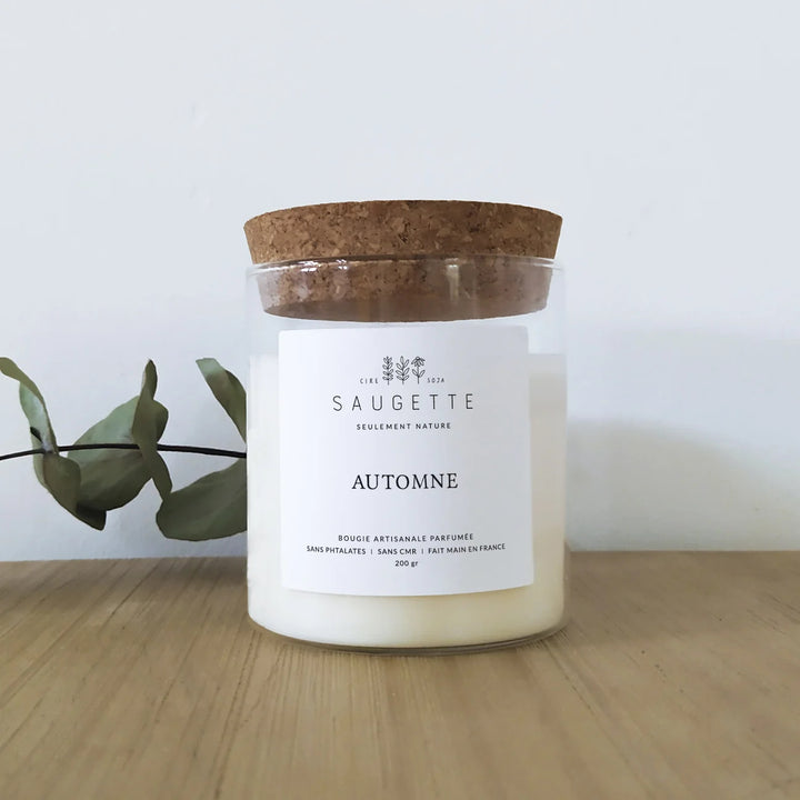 Bougie parfume Automne Saugette