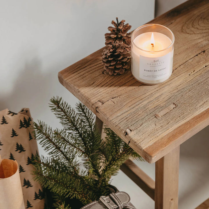 Bougie parfumée forêt de sapins Saugette
