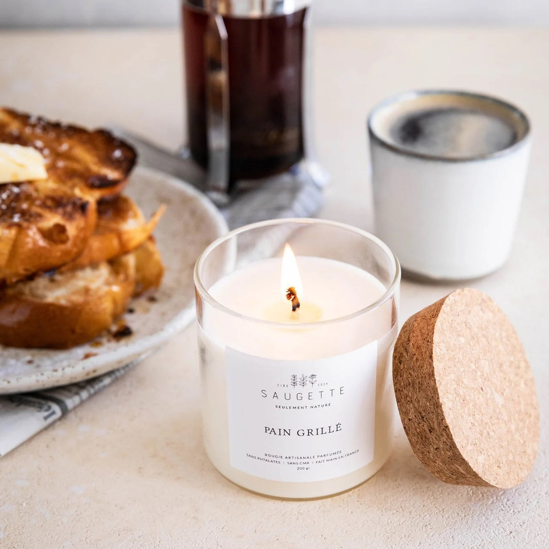 Bougie parfumée pain grillé Saugette