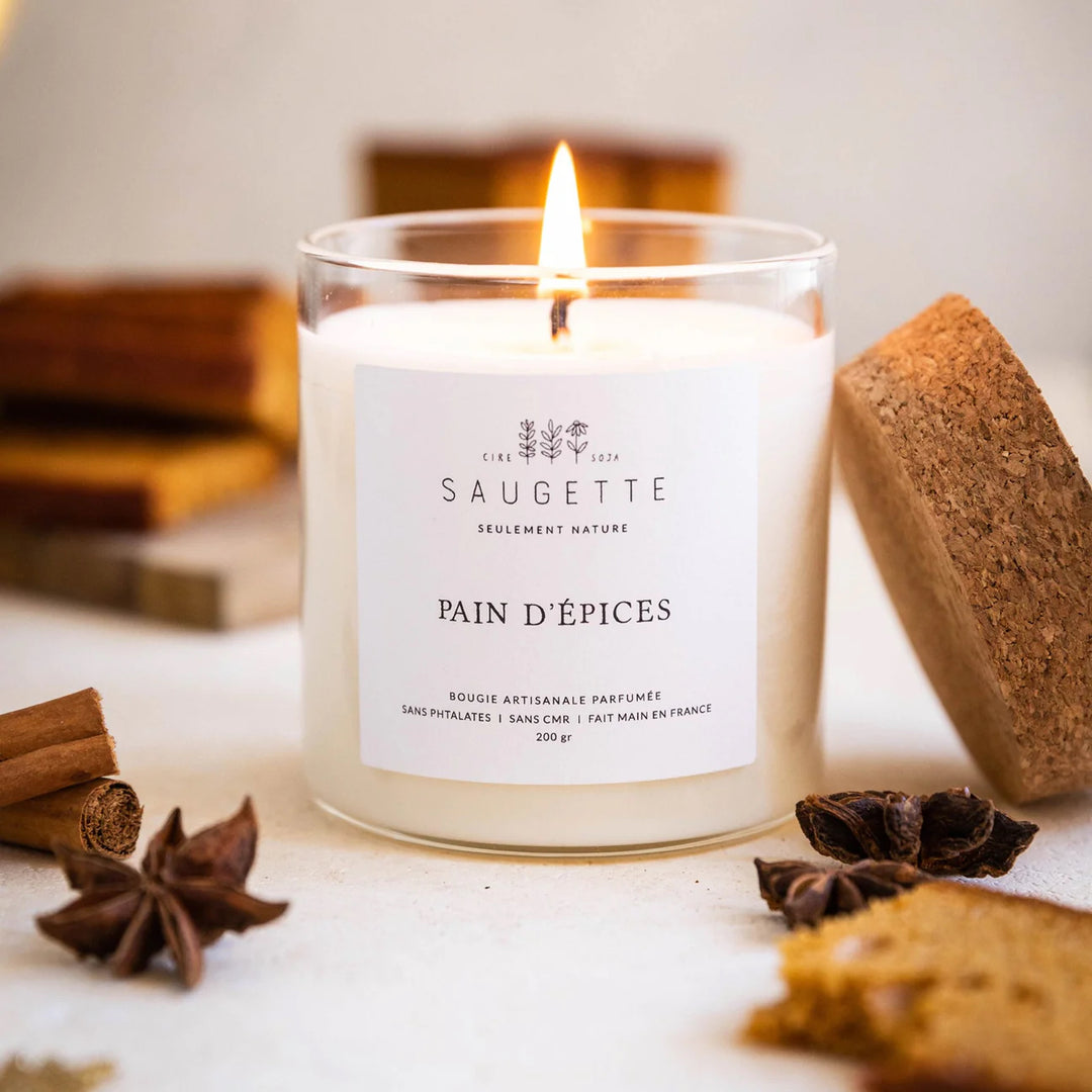 Bougie parfumée pain d'épices