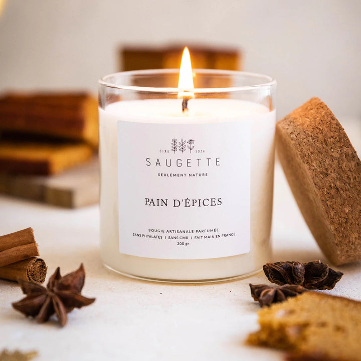 Bougie parfumée pain d'épices