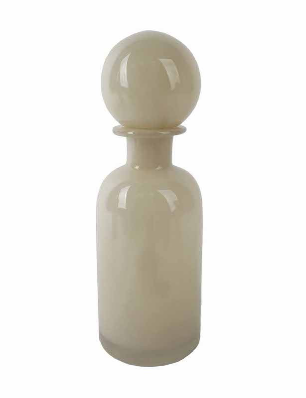 Bottle with light beige glass stopper