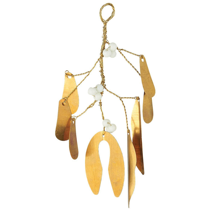 Branche de gui en laiton et perles IB Laursen