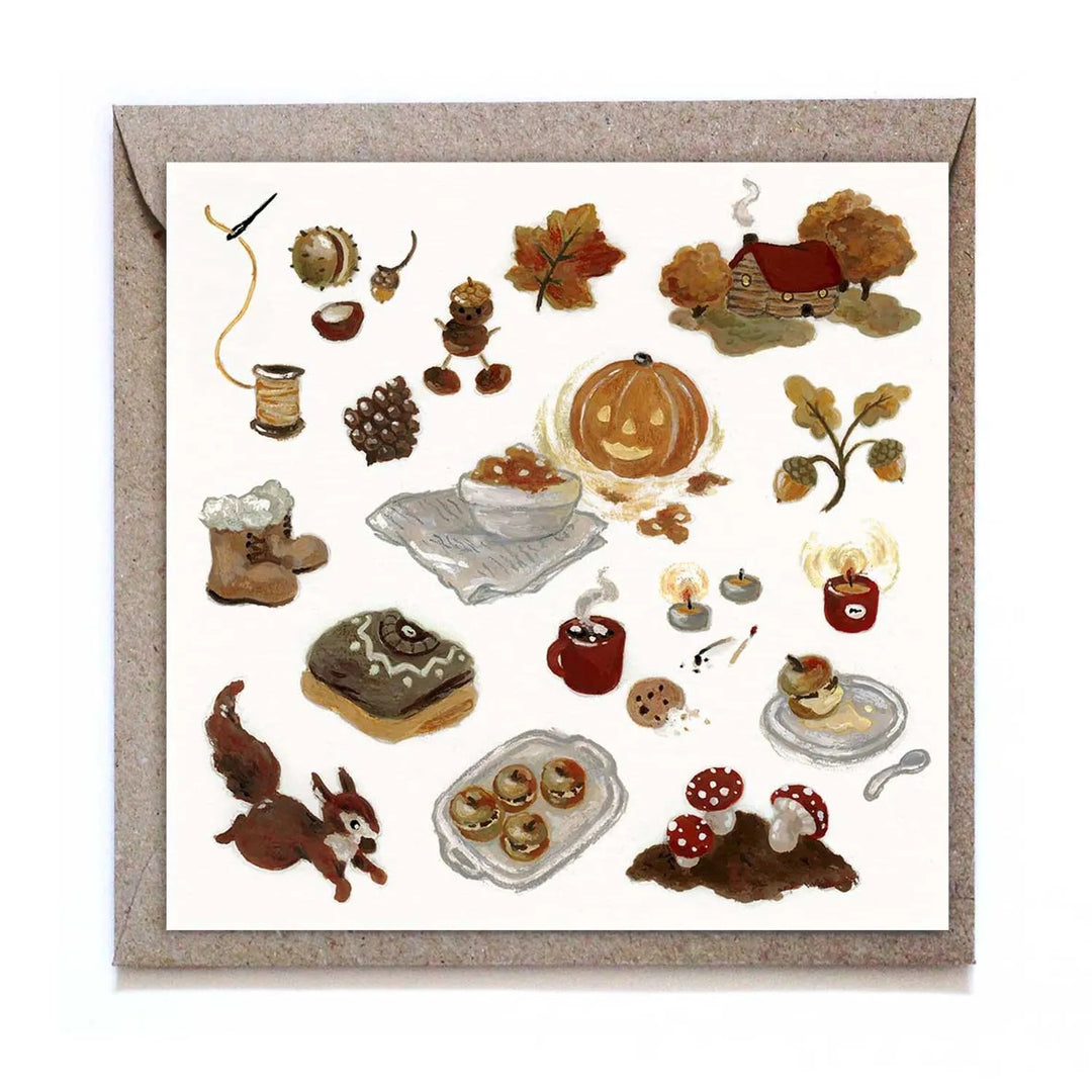Carte postale "Régal d'automne"