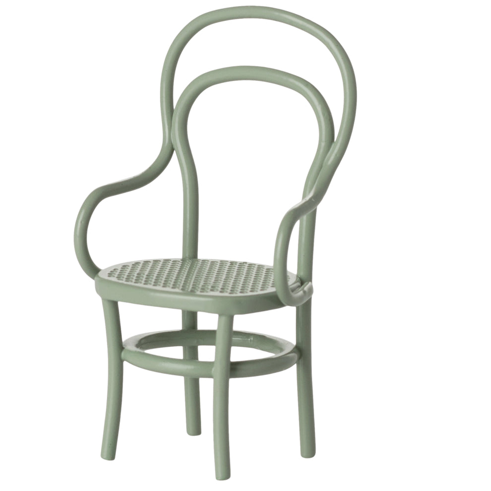 Chaise vintage verte Maileg pour souris