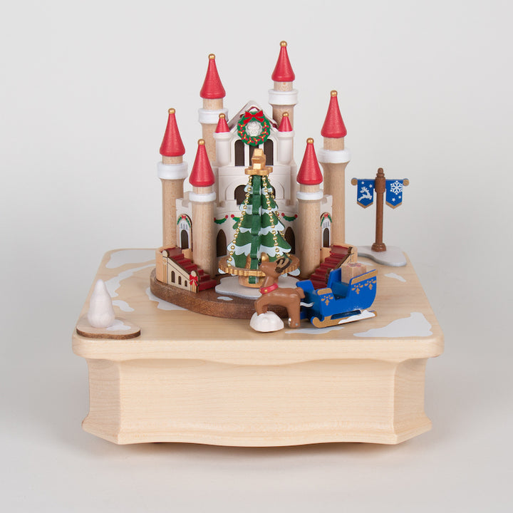 "Wooderful Life" Christmas Castle Music Box