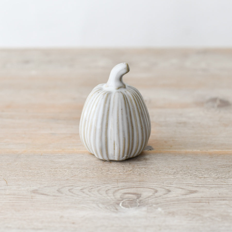 Petite citrouille en céramique