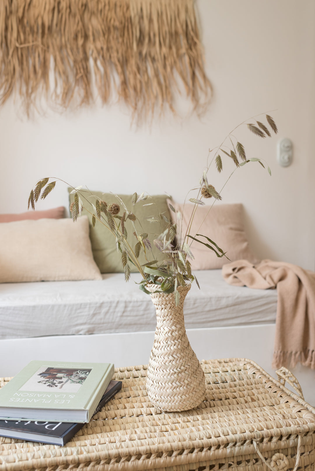 Coffre en feuilles de palmier