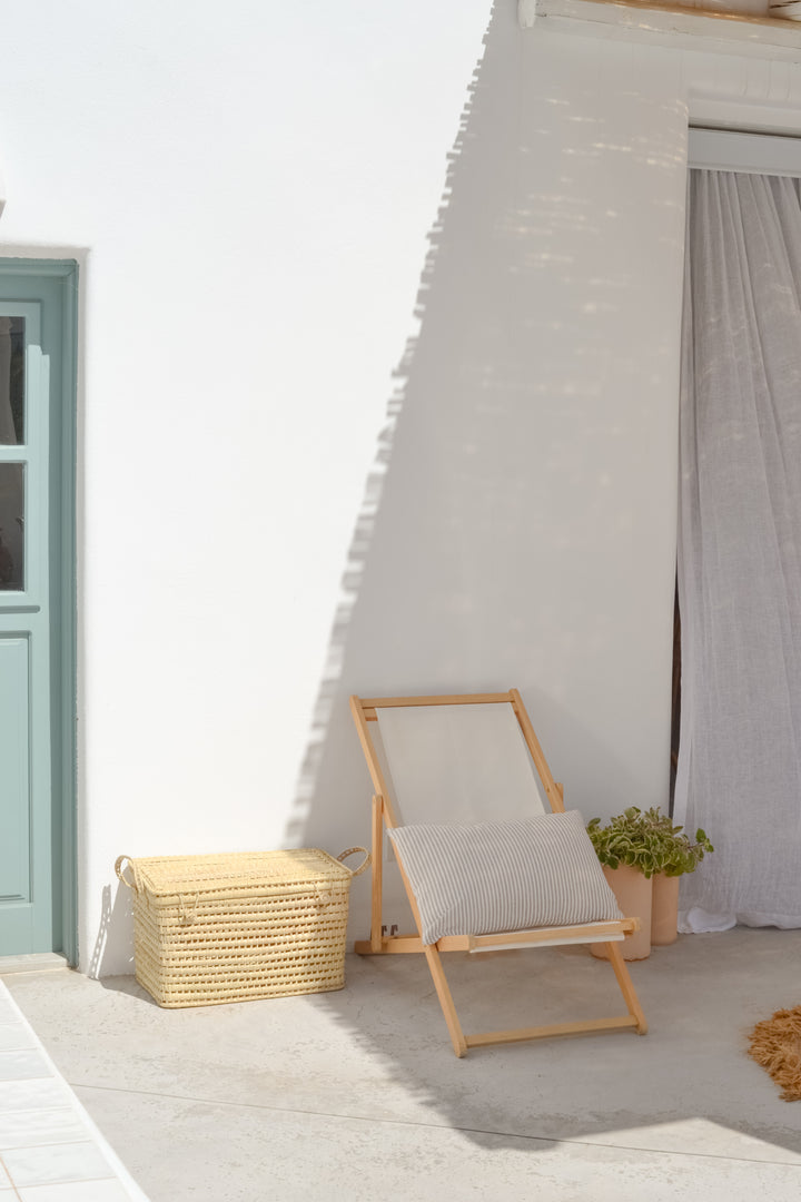 Coffre en feuilles de palmier