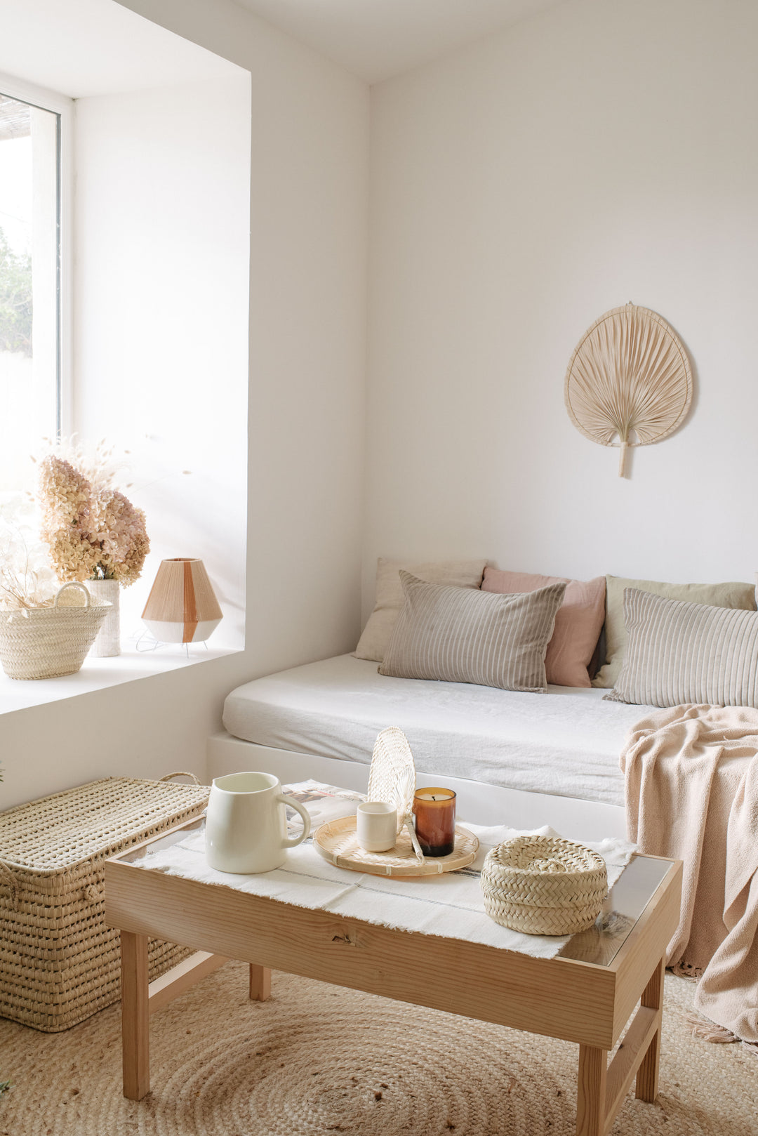 Coffre en feuilles de palmier