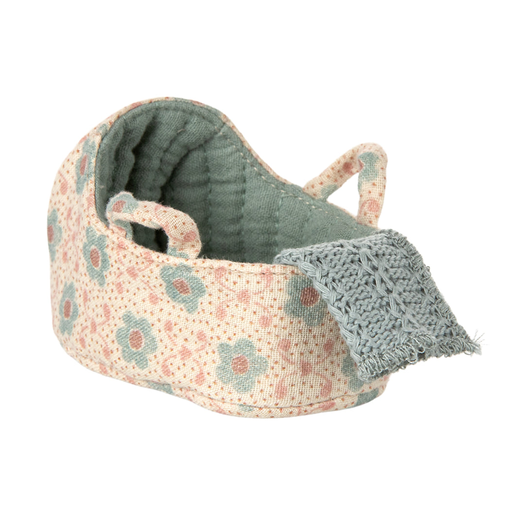 Couffin pour bébé souris bleu Maileg