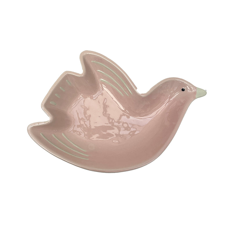 Coupelle oiseau rose