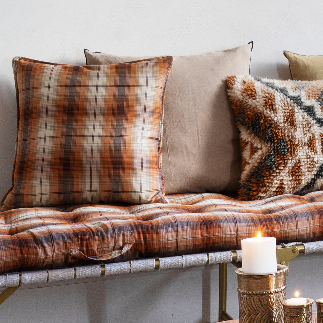 Housse de Coussin Carreaux Madam Stoltz
