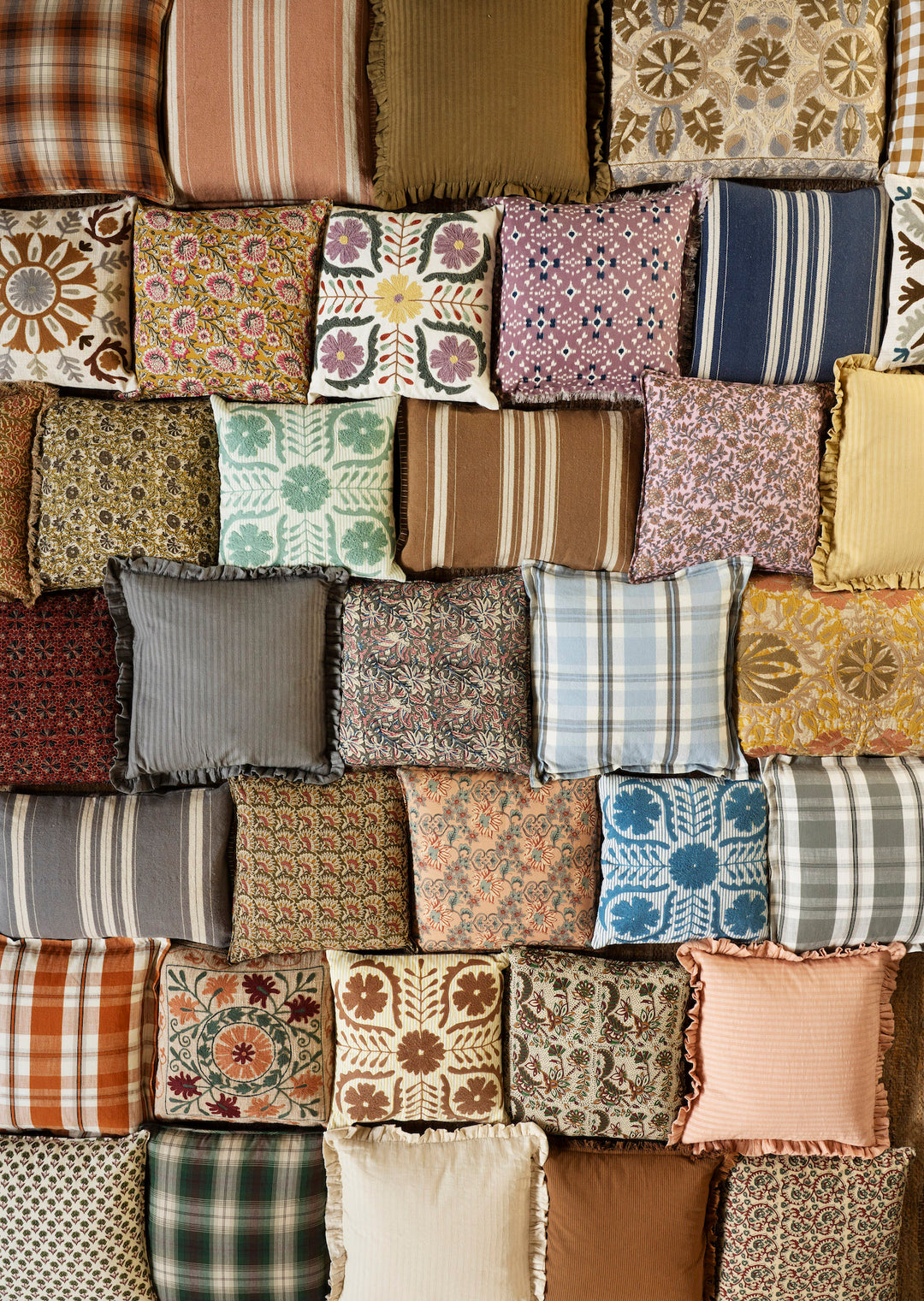 Housse de coussin à rayures Madam Stoltz