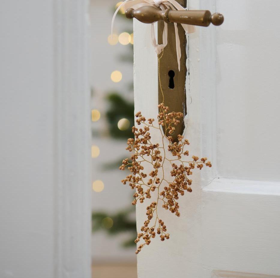 Décoration en Perles de Bois à suspendre