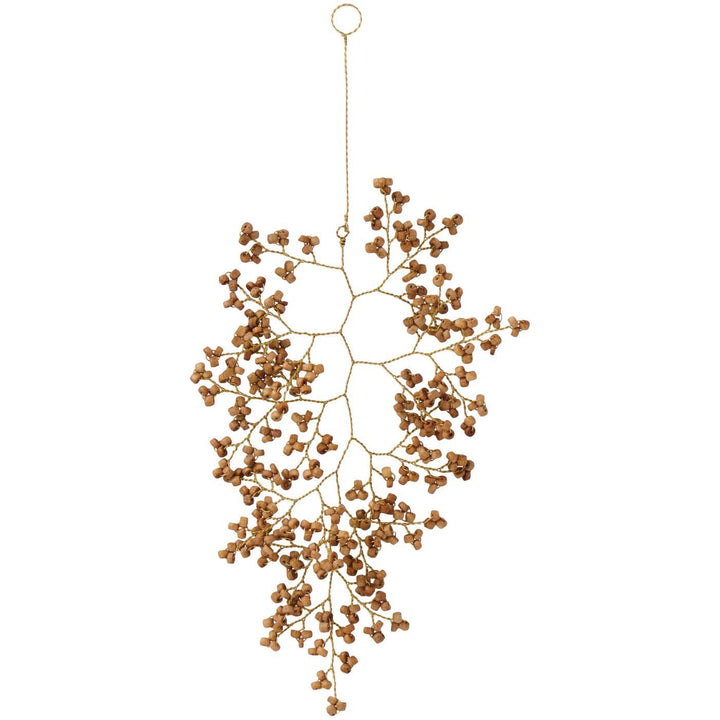 Décoration en Perles de Bois à suspendre