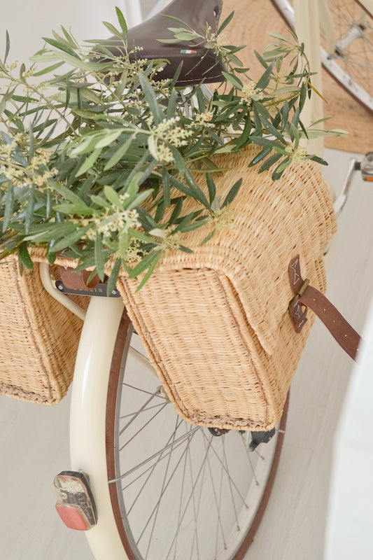 Rush basket for bicycle