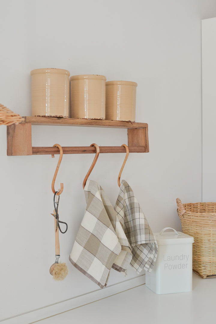 Etagère réversible en bois brut