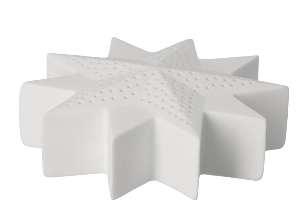 Étoile Lumineuse Räder à LED en Porcelaine