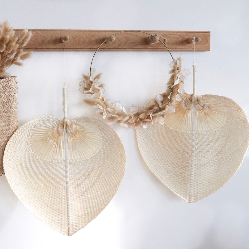 L Bamboo fan