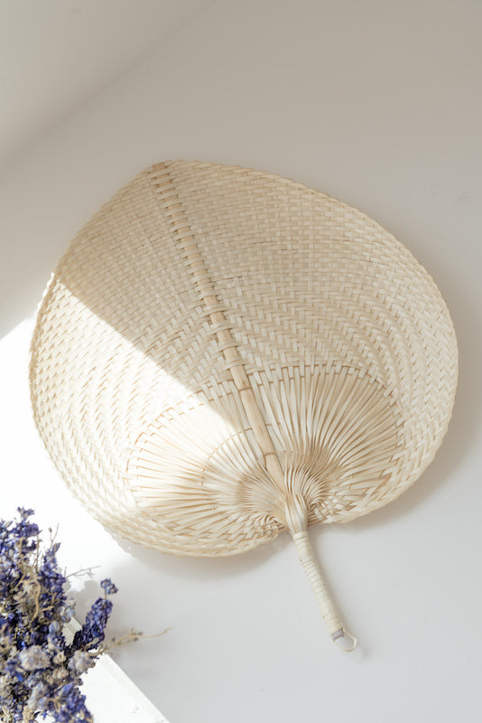 L Bamboo fan