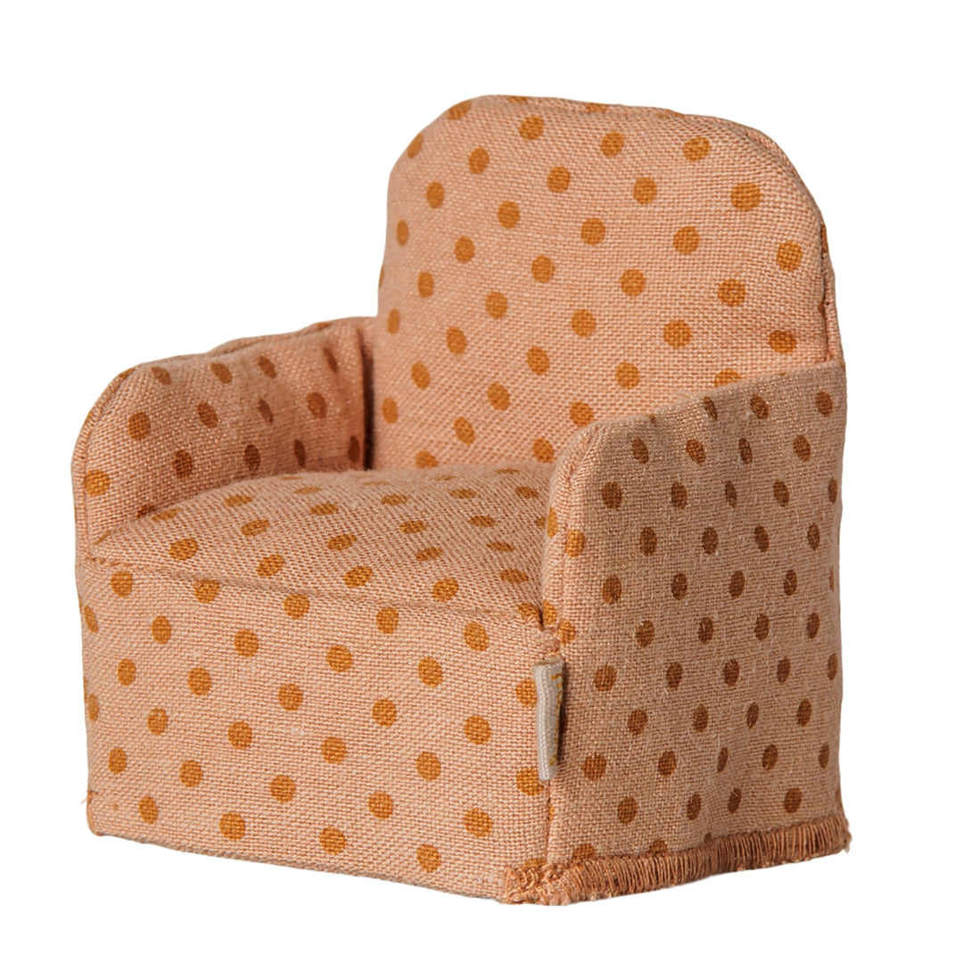 Fauteuil à pois roses Maileg