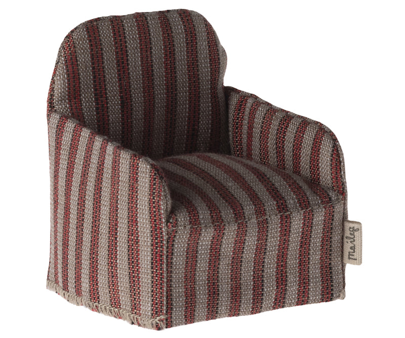 Striped armchair "Maileg"