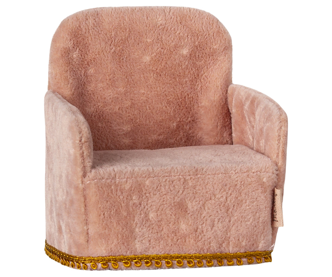 "Maileg" pink velvet armchair