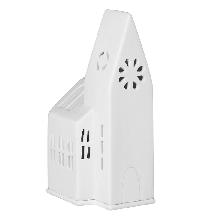 Eglise Rader photophore blanche